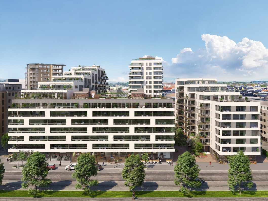 VIKTIG: Middelthunet blir viktig for boliggiganten i inneværende år. Foto: Veidekke VIKTIG: Middelthunet blir viktig for boliggiganten i inneværende år. Foto: Veidekke