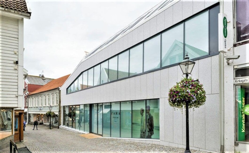 RETTEN MÅTTE RYDDE OPP: Motekjeden Zara er leietaker i denne eiendommen i Stavanger. Etter at eiendommen ble solgt, kom det til uenighet mellom kjøper og selger hvordan ordlyden i avtalen skulle tolkes.(Foto: Brandsberg-Dahls Arkitekter/Johannes Marburg) RETTEN MÅTTE RYDDE OPP: Motekjeden Zara er leietaker i denne eiendommen i Stavanger. Etter at eiendommen ble solgt, kom det til uenighet mellom kjøper og selger hvordan ordlyden i avtalen skulle tolkes.(Foto: Brandsberg-Dahls Arkitekter/Johannes Marburg)