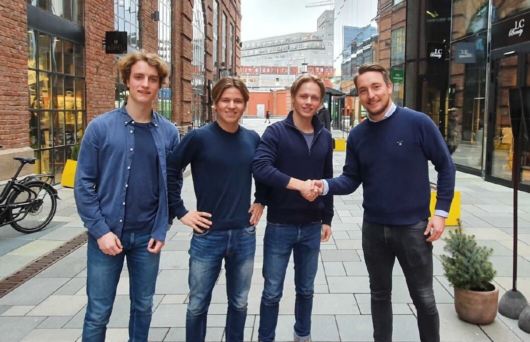 Fra venstre: Ole Ekern, Steinar Seim, Kristoffer Moe Lundquist, Pål Berget Fra venstre: Ole Ekern, Steinar Seim, Kristoffer Moe Lundquist, Pål Berget