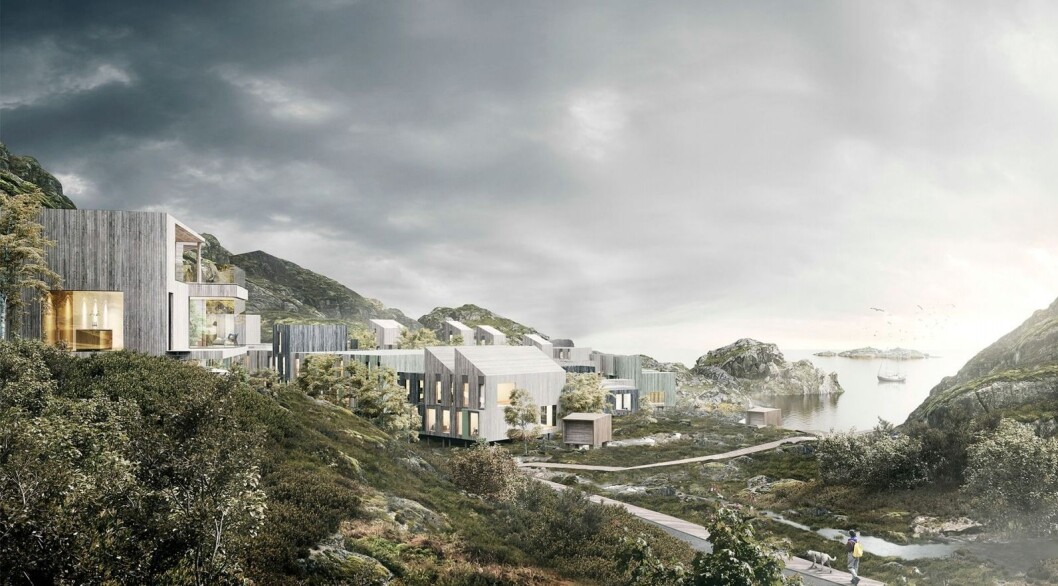 SMARTE NABOLAG: I Svolvær vil Clemens Eiendom bygge boliger med sitt Smarte Nabolag-konsept. Ill.: Lund Hagem og Link Arkitektur SMARTE NABOLAG: I Svolvær vil Clemens Eiendom bygge boliger med sitt Smarte Nabolag-konsept. Ill.: Lund Hagem og Link Arkitektur