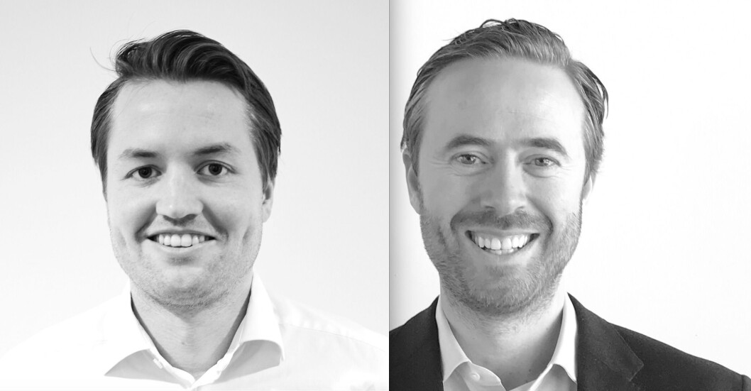 KONSERNDIREKTØRER: Georg Eikeland Schanche og Stian Løken Blom. KONSERNDIREKTØRER: Georg Eikeland Schanche og Stian Løken Blom.