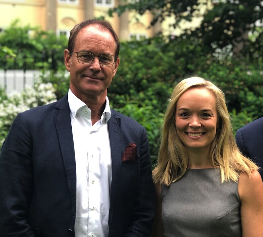 FORNØYD: Adm. direktør Eirik Thrygg og CFO Birthe Smedsrud Skeid er fornøyd med fjorårstallene i Höegh Eiendom. FORNØYD: Adm. direktør Eirik Thrygg og CFO Birthe Smedsrud Skeid er fornøyd med fjorårstallene i Höegh Eiendom.