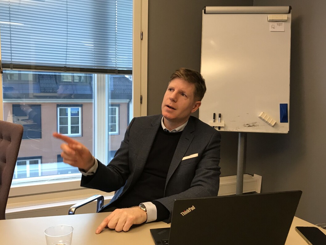 FORNØYD: Bernt Nordby Skøien, adm. direktør i Clemens Eiendom. FORNØYD: Bernt Nordby Skøien, adm. direktør i Clemens Eiendom.
