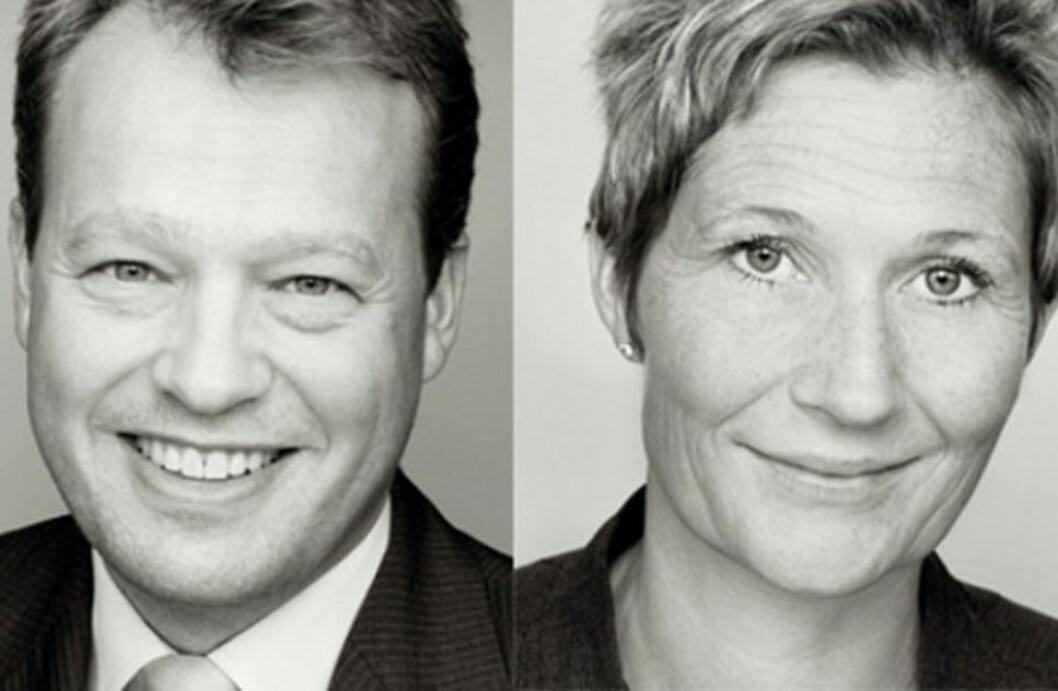MERKBAR ØKNING:  - Vi erfarer en sterkt økende oppdragsmengde innen kompleks eiendomsutvikling, sier Stig Bech og Anne Sofie Bjørkholt i advokatfirmaet BA-HR.