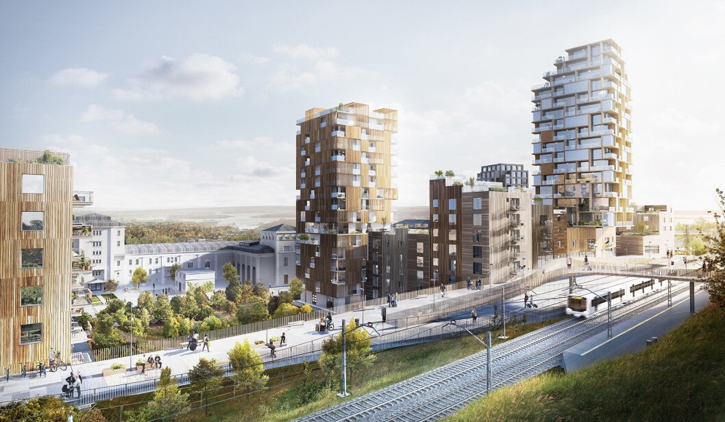Det er JM Norge og Miliarium Bolig som står bak de omfattende planene. Det er JM Norge og Miliarium Bolig som står bak de omfattende planene.