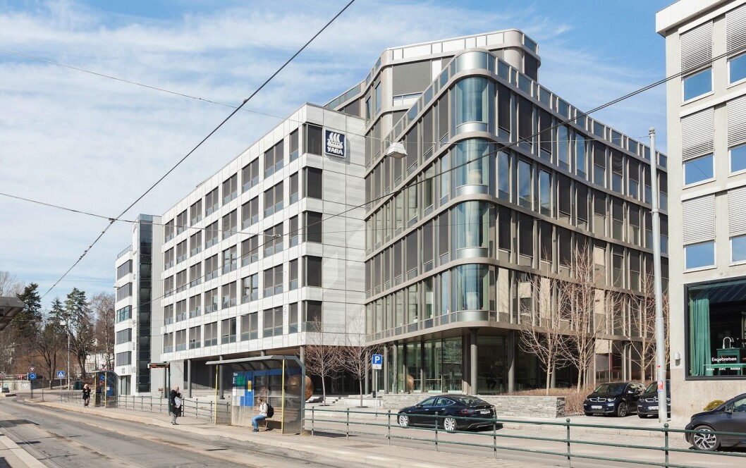 Oslo Areal har kjøpt Yara-bygget på Skøyen. Oslo Areal har kjøpt Yara-bygget på Skøyen.