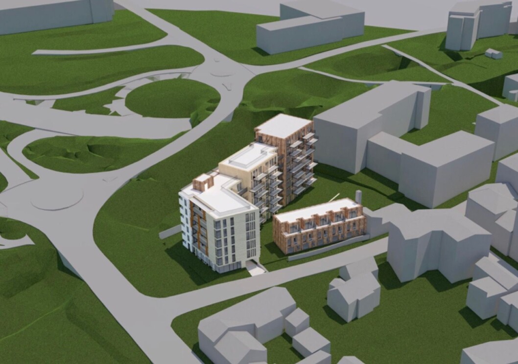 Hjørnetomten ligger i skjæringspunktet mellom Vålerenga, Ensjø, Etterstad og Helsfyr. (Illustrasjon: LINK arkitektur ) Hjørnetomten ligger i skjæringspunktet mellom Vålerenga, Ensjø, Etterstad og Helsfyr. (Illustrasjon: LINK arkitektur )