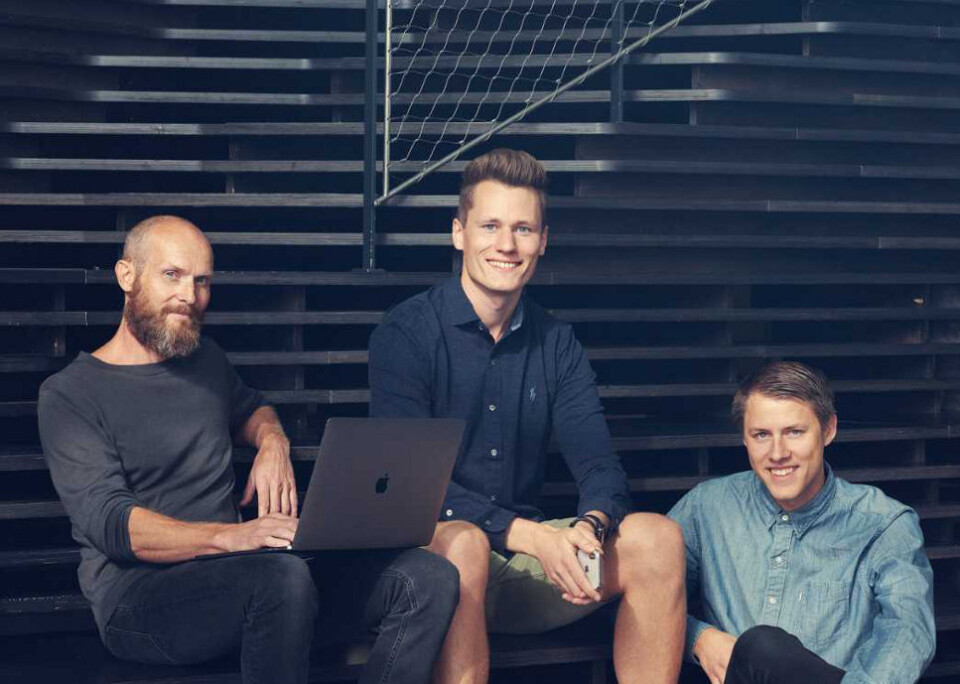TEAM: Unloc-teamet består av August Flatby, Kris Riise og Aksel Dybdal. Foto: Nadia Frantsen