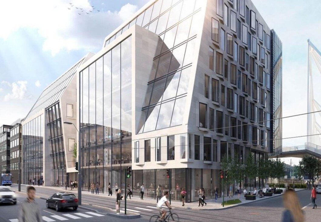 KONTORER: Slik blir Schweigårdsgate 33 når det står ferdig i februar. Ill: LPO Arkitekter/3D Estate. KONTORER: Slik blir Schweigårdsgate 33 når det står ferdig i februar. Ill: LPO Arkitekter/3D Estate.