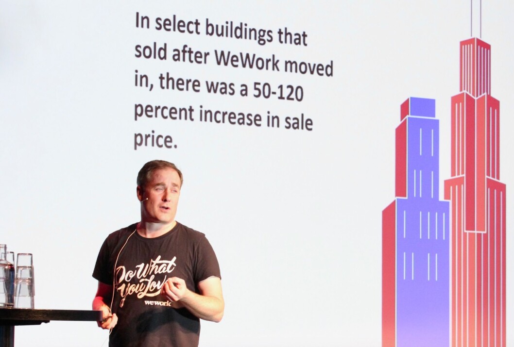 Wybo Wijnbergen, General manager i Northern Europe WeWork, vil ha partnerskap med gårdeiere. Foto: Glen Widing. Wybo Wijnbergen, General manager i Northern Europe WeWork, vil ha partnerskap med gårdeiere. Foto: Glen Widing.
