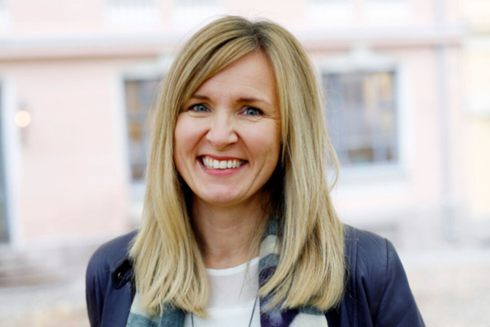 TIL ASPELIN RAMM: Kjersti Folvik.(Foto: Kristin Svorte)