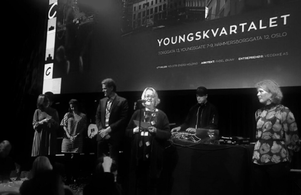 VINNEREN: Aili Klami var stolt over at Industri Energi Holdings prosjekt Youngskvartalet vant Cityprisen.
