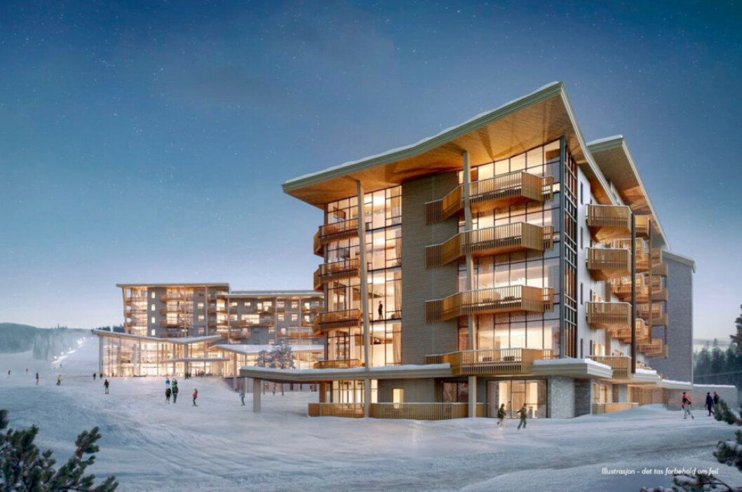 BYGGESTART MOT SLUTTEN AV ÅRET: Trysil Alpine Logde. BYGGESTART MOT SLUTTEN AV ÅRET: Trysil Alpine Logde.