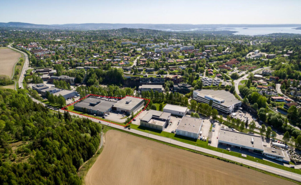 SOLGT: Grini Næringspark 8 i Bærum. SOLGT: Grini Næringspark 8 i Bærum.