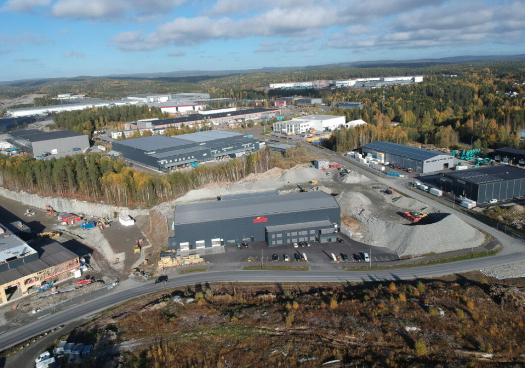 LOGISTIKK-SATSNING: Håndverksveien 17 på Langhus. LOGISTIKK-SATSNING: Håndverksveien 17 på Langhus.