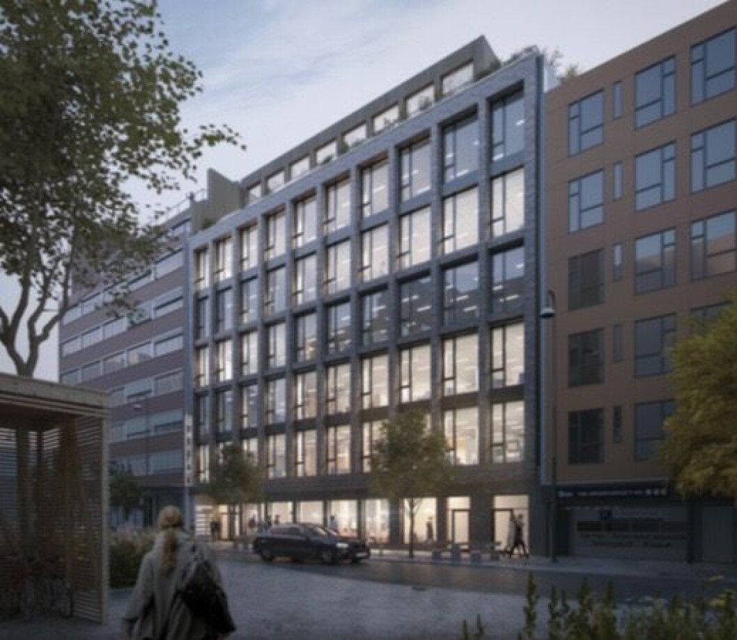 NI ETASJER: Bygningen skal inneholde ni etasjer inklusive en kjelleretasje med tekniske rom Ill: Link Arkitektur NI ETASJER: Bygningen skal inneholde ni etasjer inklusive en kjelleretasje med tekniske rom Ill: Link Arkitektur