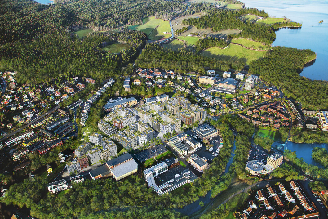 BYUTVIKLING: Frysjaparken i Oslo totalforvandles nå fra industri til boliger, og får 900 leiligheter når alt står ferdig. BYUTVIKLING: Frysjaparken i Oslo totalforvandles nå fra industri til boliger, og får 900 leiligheter når alt står ferdig.