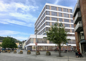 FREMTIDEN: Slik kan bygningen fremstå om alt går utbyggers vei. (Foto: SPIR Arkitekter) FREMTIDEN: Slik kan bygningen fremstå om alt går utbyggers vei. (Foto: SPIR Arkitekter)