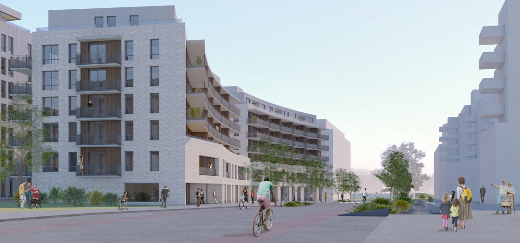 BYUTVIKLING: Veksten på Ensjø pågår for fullt. Nå skal AF Gruppen bygge 206 boliger for Selmer Eiendom. Foto: HRTB Arkitekter BYUTVIKLING: Veksten på Ensjø pågår for fullt. Nå skal AF Gruppen bygge 206 boliger for Selmer Eiendom. Foto: HRTB Arkitekter