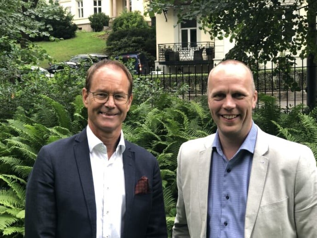 FORNØYDE: Adm. dir. Eirik Thrygg og økonomidirektør Heming Rio er svært fornøyd med selskapets resultater for 2018. FORNØYDE: Adm. dir. Eirik Thrygg og økonomidirektør Heming Rio er svært fornøyd med selskapets resultater for 2018.