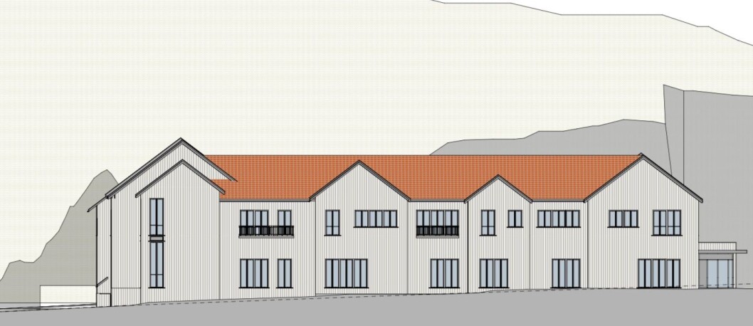 RISØRSENTERET: Slik kan det nye senteret bli. Ill.: PV Arkitekter RISØRSENTERET: Slik kan det nye senteret bli. Ill.: PV Arkitekter