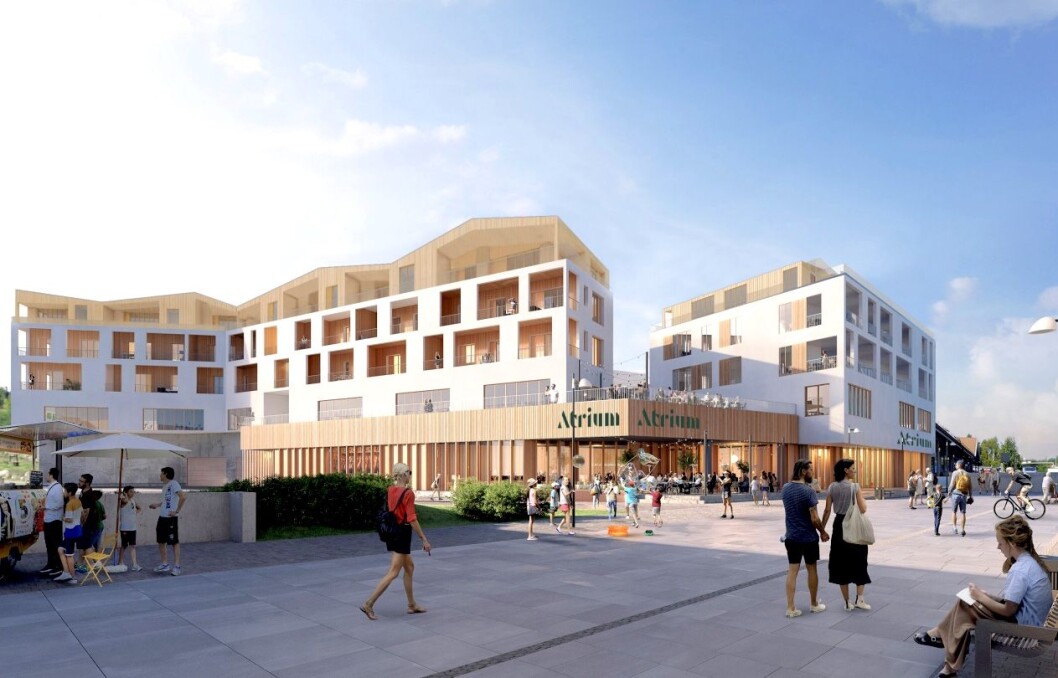 ATRIUM: Sik ser AMB Arkitekter for seg prosjektet i Vennesla. ATRIUM: Sik ser AMB Arkitekter for seg prosjektet i Vennesla.