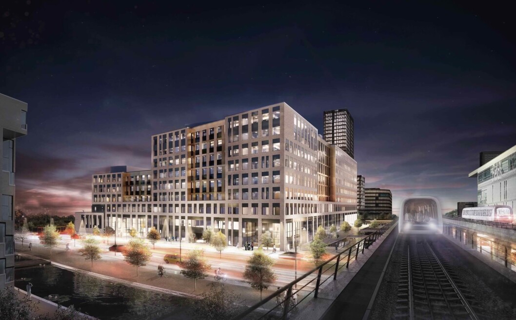 BYLIV: KLPs nye kontorbygg skal bidra til et bedre byliv på Ørestad. BYLIV: KLPs nye kontorbygg skal bidra til et bedre byliv på Ørestad.