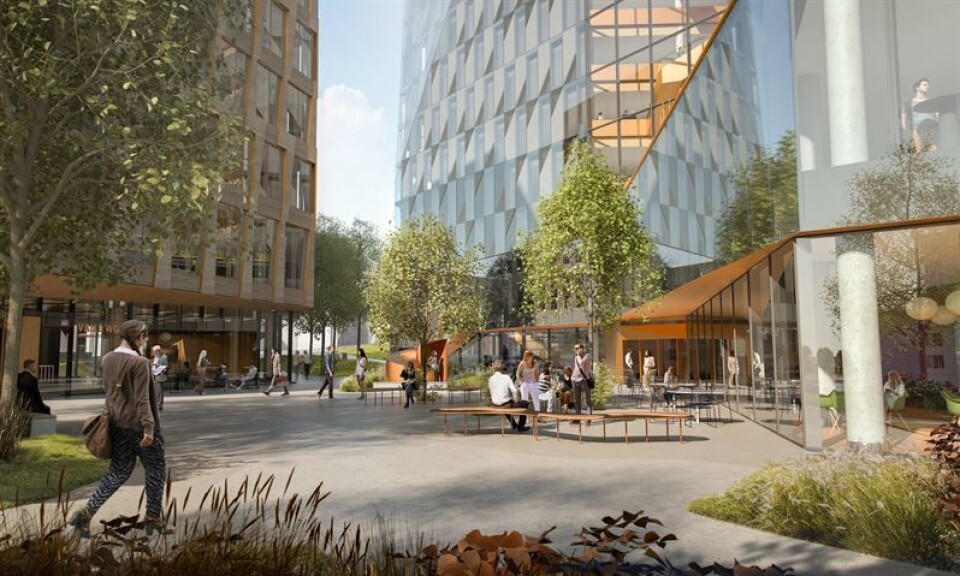 STORT PROSJEKT: Valle View Torg er en del av storprosjektet på Valle: Ill.: NCC/Lund+Slaatto Arkitekter STORT PROSJEKT: Valle View Torg er en del av storprosjektet på Valle: Ill.: NCC/Lund+Slaatto Arkitekter