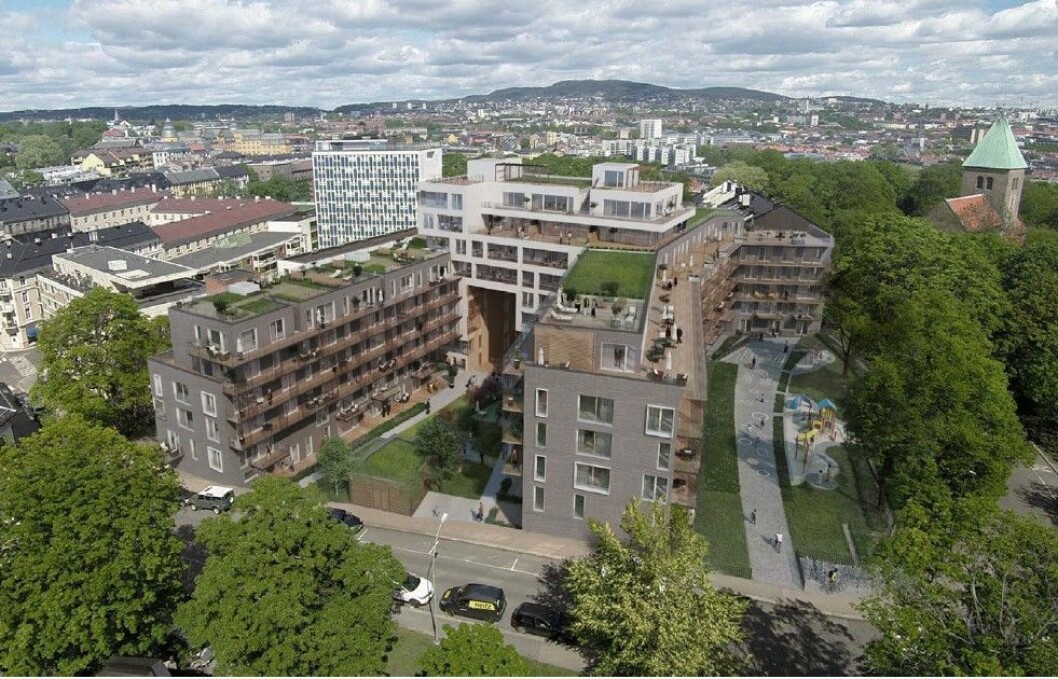 UTLEIE: Thons blokkprosjekt på Akershøyden er nå ferdig. Ill.: AART architects UTLEIE: Thons blokkprosjekt på Akershøyden er nå ferdig. Ill.: AART architects