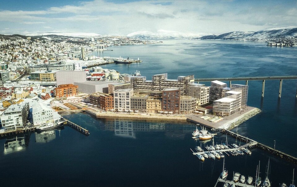 NY: Totaleiendom skal bygge en helt ny bydel i Tromsø. Ill.: LPO arkitekter