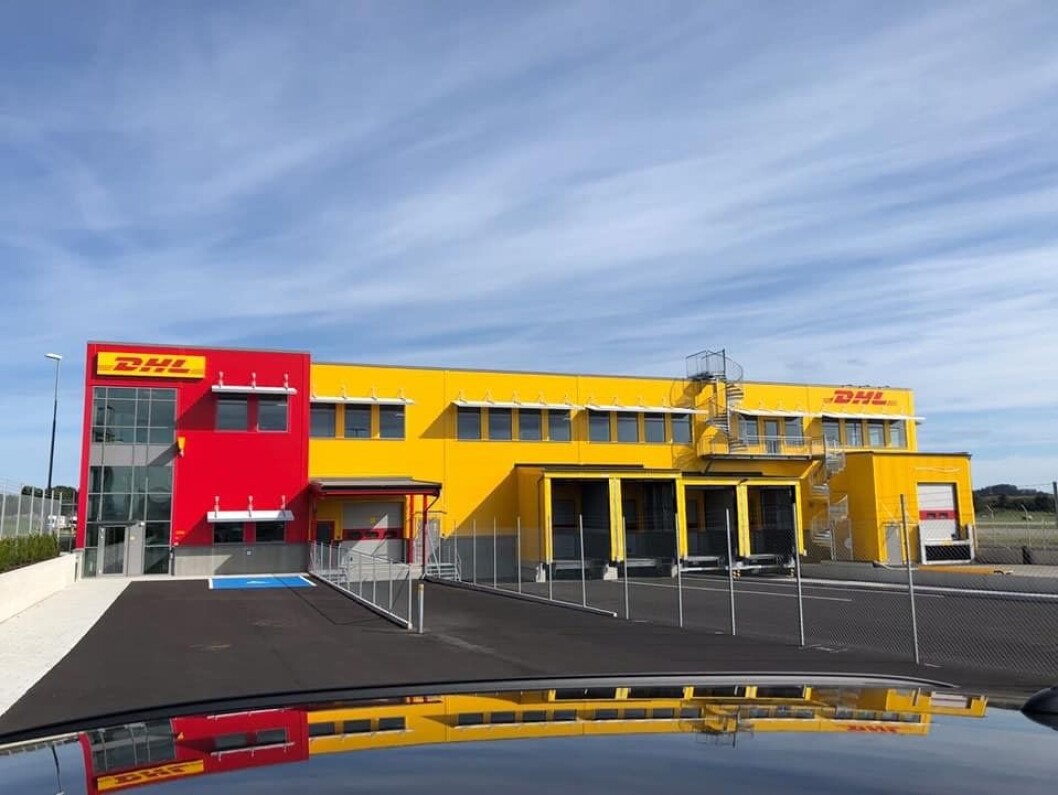 120 MILL.: Dette er DHLs nye terminal på Stavanger lufthavn. 120 MILL.: Dette er DHLs nye terminal på Stavanger lufthavn.