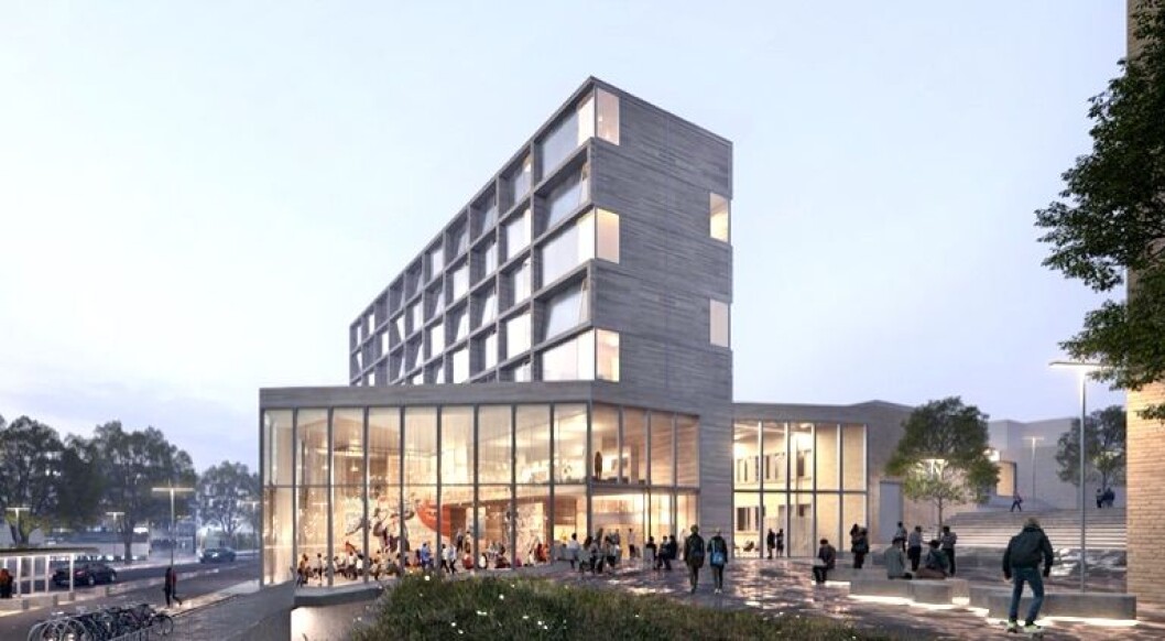 NTNU: Slik kan Sundebygget bli. Ill.: Lusparken Arkitekter NTNU: Slik kan Sundebygget bli. Ill.: Lusparken Arkitekter