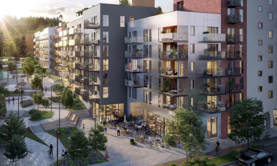 STORE LEILIGHETER: Stor-Oslo skal selge store leiligheter ved torget «Allmenningen» på Frysja. STORE LEILIGHETER: Stor-Oslo skal selge store leiligheter ved torget «Allmenningen» på Frysja.
