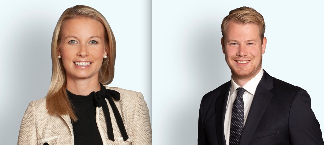 Advokat Stine Heggset Woxmyhr og advokatfullmektig Alexander Stulien i Thommessen. Advokat Stine Heggset Woxmyhr og advokatfullmektig Alexander Stulien i Thommessen.