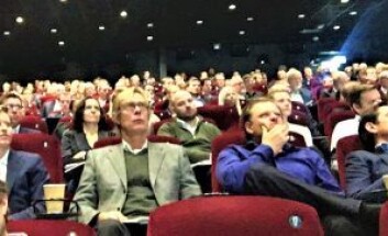 STOR INTERESSE: Drøyt 300 eiendomsaktører var til stede da de siste markedsanalysene ble lagt frem. STOR INTERESSE: Drøyt 300 eiendomsaktører var til stede da de siste markedsanalysene ble lagt frem.