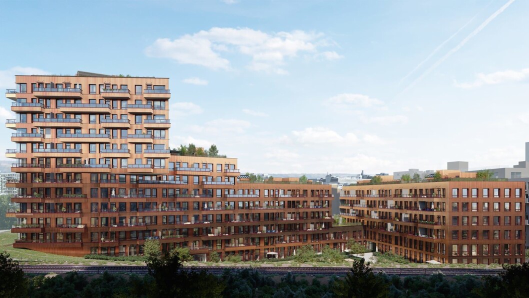 GRØNT: Tigergården Oslo er Skanskas andre boligprosjekt som BREEAM-sertifiseres. GRØNT: Tigergården Oslo er Skanskas andre boligprosjekt som BREEAM-sertifiseres.