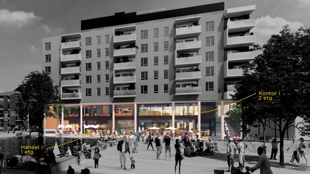 SOLGT: Skanska solgte nylig 2.200 kvadratmeter på Ensjø Torg til Ragde Eiendom. SOLGT: Skanska solgte nylig 2.200 kvadratmeter på Ensjø Torg til Ragde Eiendom.