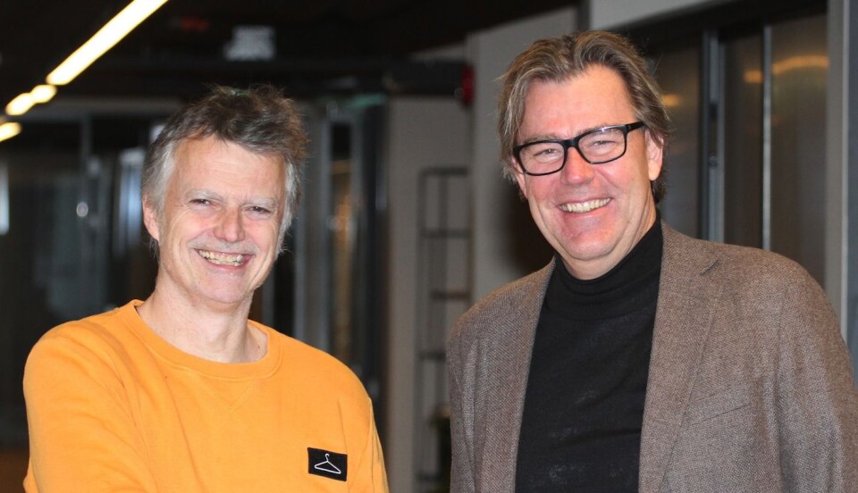 SAMARBEIDER: Erling Fossen i OMA og Øystein Aurlien i YTE skal samarbeide for å få eiendomsbransjen med på inkluderingsjobben. Foto: Glen Widing. SAMARBEIDER: Erling Fossen i OMA og Øystein Aurlien i YTE skal samarbeide for å få eiendomsbransjen med på inkluderingsjobben. Foto: Glen Widing.