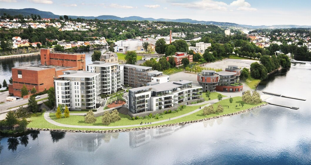 BOLIGER: Klosterøya Vest i Skien er ett av boligprosjektene til Conceptor Bolig. BOLIGER: Klosterøya Vest i Skien er ett av boligprosjektene til Conceptor Bolig.