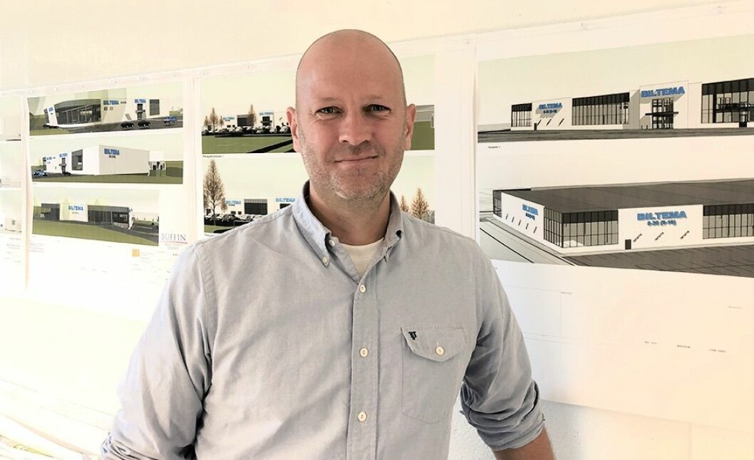 VIL BYGGE: Erik Heiberg i Biltema vil bygge nytt varehus og nekter å bøye seg for Fylkesmannens nei. Foto: Biltema