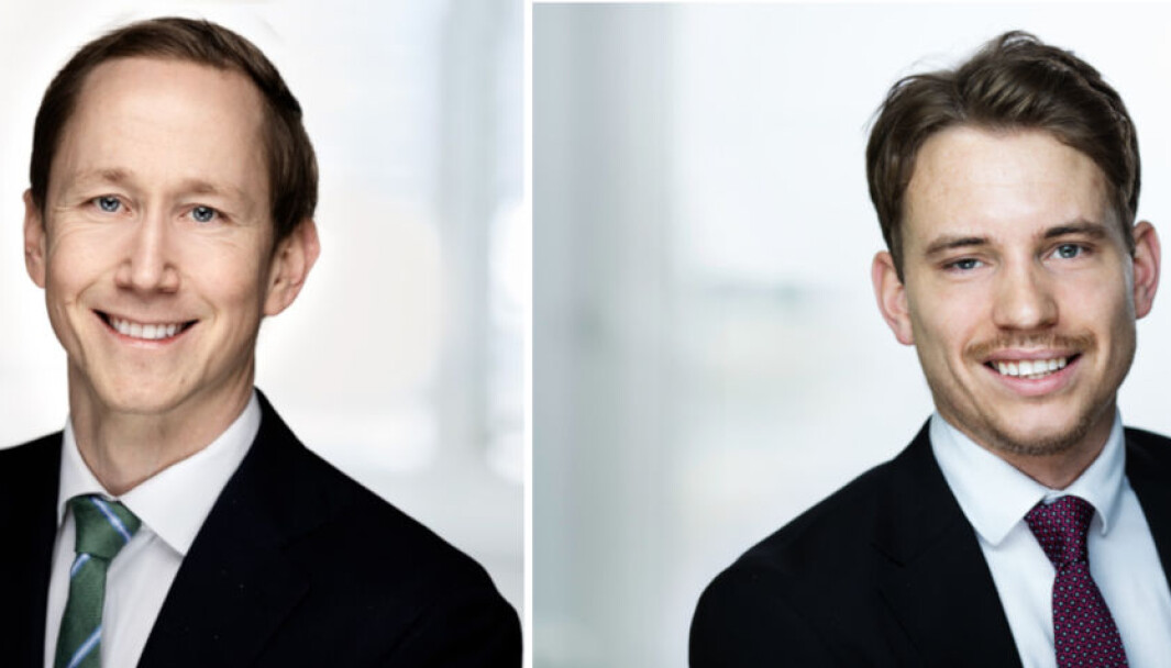 FORLENGES: Kontantstøtteordningen vil forlenges for tre nye måneder, sier Henrik Botten Taubøll (t.v.) og Peder Karijord i Wiersholm. FORLENGES: Kontantstøtteordningen vil forlenges for tre nye måneder, sier Henrik Botten Taubøll (t.v.) og Peder Karijord i Wiersholm.