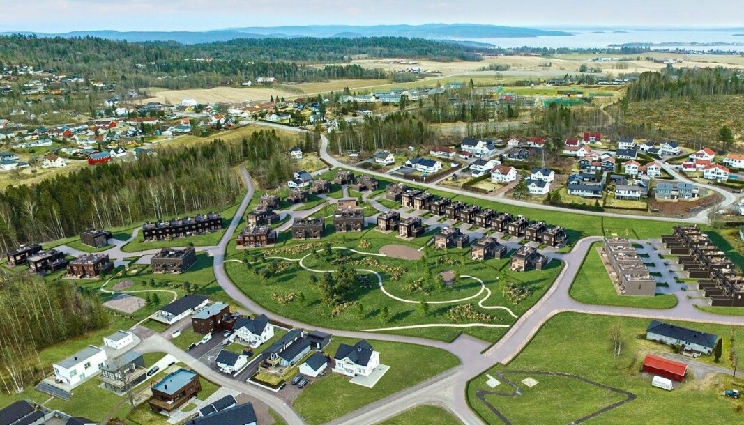 LANDSBY: De 60 boligene i Solenga blir nærmest som en liten landsby å regne. LANDSBY: De 60 boligene i Solenga blir nærmest som en liten landsby å regne.