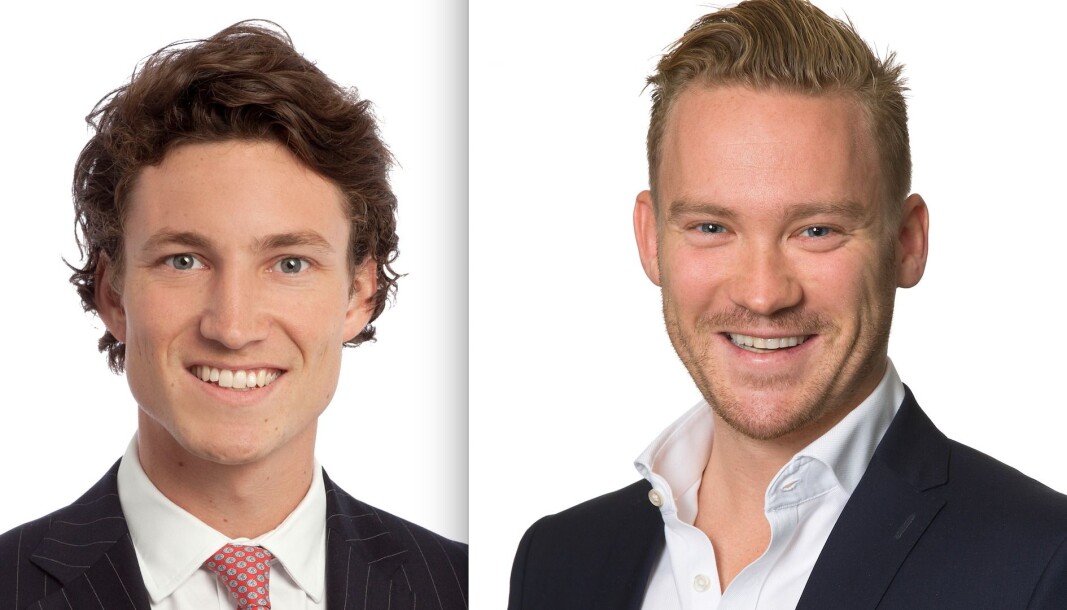 INN I STYRET: Kasper Hellberg (tv) og Dirik Sagbakken Berg. INN I STYRET: Kasper Hellberg (tv) og Dirik Sagbakken Berg.