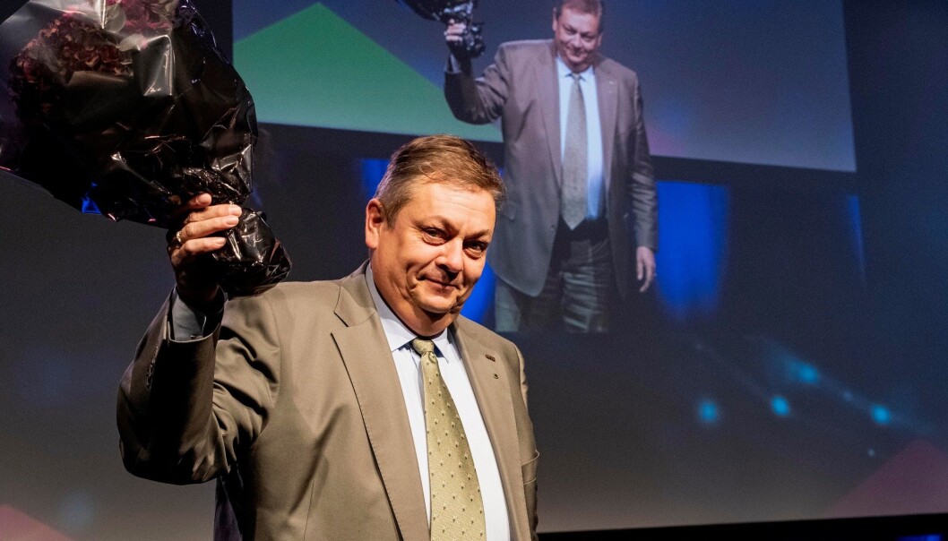 ADVARER: Trond Markussen, her fra da han ble gjenvalgt som president i NITO, advarer mot å kutte areal og la de ansatte bli på hjemmekontor. ADVARER: Trond Markussen, her fra da han ble gjenvalgt som president i NITO, advarer mot å kutte areal og la de ansatte bli på hjemmekontor.