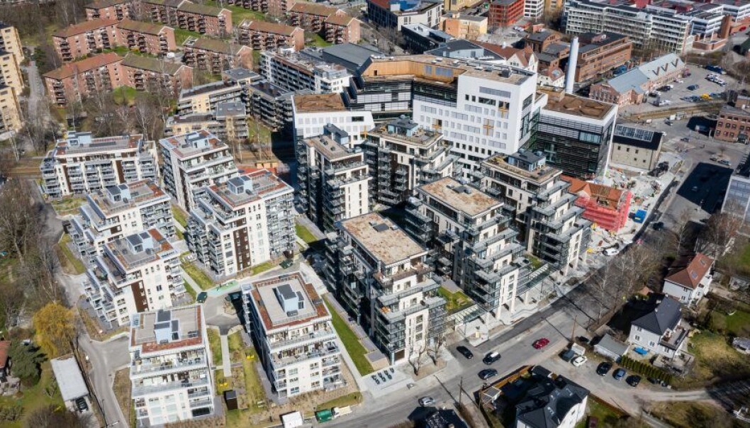 GRØNT PROSJEKT: Harbitz Torg får attraktiv finansiering. GRØNT PROSJEKT: Harbitz Torg får attraktiv finansiering.