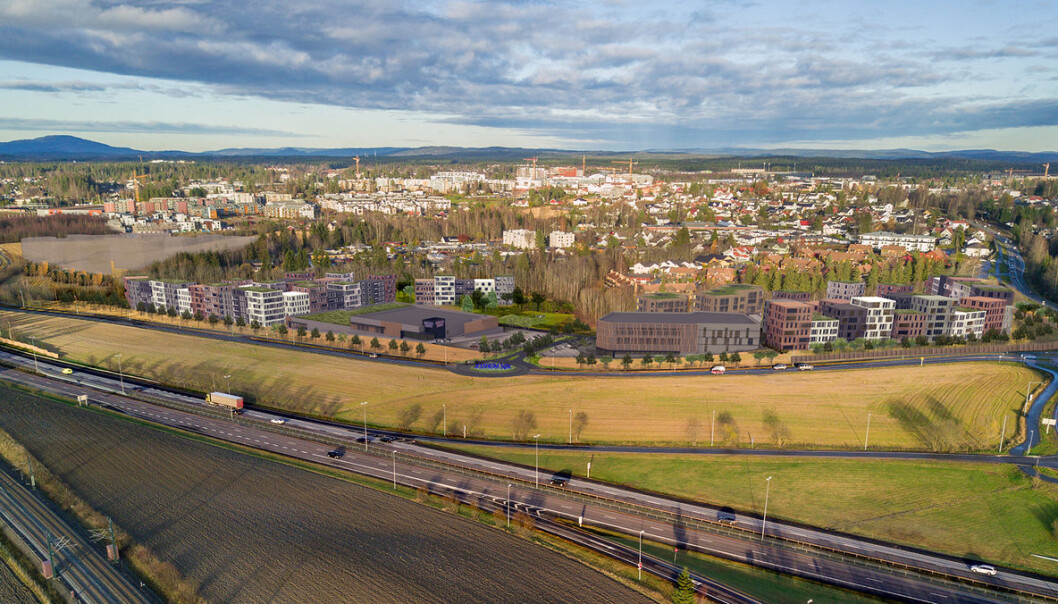 DEMPES: Veksten i landets hurtigst voksende kommune skal ned. Dette Conceptor-prosjektet er ikke rammet av det nye vedtaket. DEMPES: Veksten i landets hurtigst voksende kommune skal ned. Dette Conceptor-prosjektet er ikke rammet av det nye vedtaket.