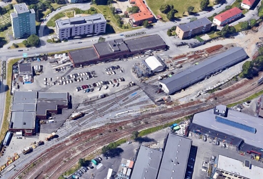 250 BOLIGER: Her vil Sporveien bygge 250 boliger og et kontorbygg på 17 etasjer. 250 BOLIGER: Her vil Sporveien bygge 250 boliger og et kontorbygg på 17 etasjer.