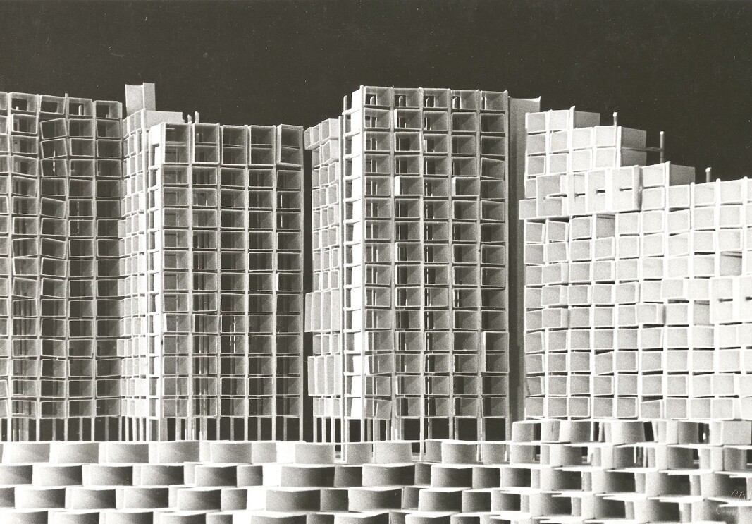 MODERNE: I 1966 ville arkitekt Per Kartvedt at studentbyen skulle bli sånn. MODERNE: I 1966 ville arkitekt Per Kartvedt at studentbyen skulle bli sånn.