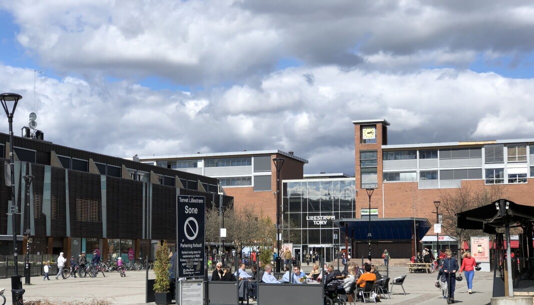 KNALL OG FALL: Lillestrøm Torv har hatt kraftig omsetningsnedgang i år. KNALL OG FALL: Lillestrøm Torv har hatt kraftig omsetningsnedgang i år.