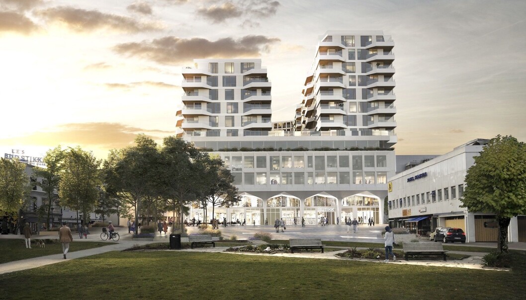 HVITT: Sandvika er kjent som den hvite byen ved sjøen, og slik skal det fortsatt være. HVITT: Sandvika er kjent som den hvite byen ved sjøen, og slik skal det fortsatt være.